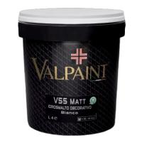 Краска интерьерная матовая VALPAINT V55 MATT для стен и потолков моющаяся Краска интерьерная матовая VALPAINT V55 MATT для стен и потолков моющаяся