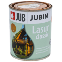 JUB Jubin Lasur Classic - Лазурь для древесины 0,75 л №11 Белый JUB Jubin Lasur Classic - Лазурь для древесины 0,75 л №11 Белый