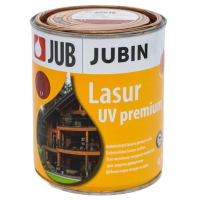 JUB Jubin Lasur UV Premium - Лазурь для древесины с воском 0,75 л №11 Белый JUB Jubin Lasur UV Premium - Лазурь для древесины с воском 0,75 л №11 Белый