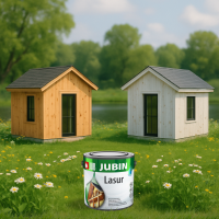 JUB Jubin Lasur - Лазурь для защиты древесины на водной основе Бесцветная 0,65л JUB Jubin Lasur - Лазурь для защиты древесины на водной основе Бесцветная 0,65л