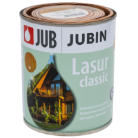 JUB Jubin Lasur Classic - Лазурь для древесины 0,75 л №11 Белый JUB Jubin Lasur Classic - Лазурь для древесины 0,75 л №11 Белый